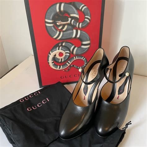 gucci lesley leather pumps|farfetch Gucci heels.